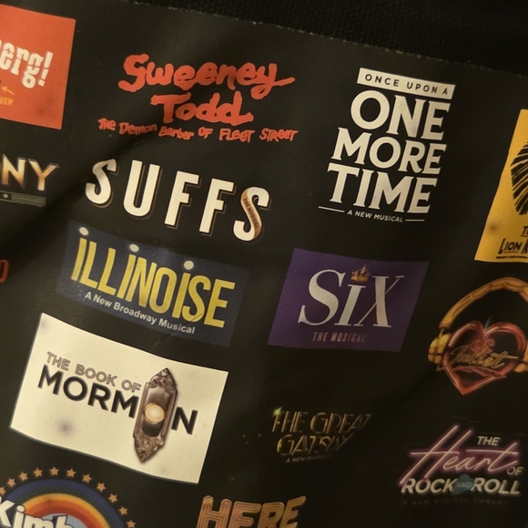 Broadway Show Logos Tote Bag - Picture 3 of 11